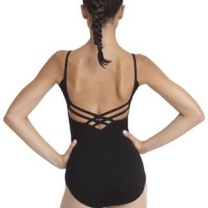Capezio Criss-Cross Back Black Leotard